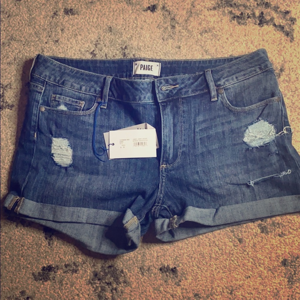 Paige denim shorts NWT
